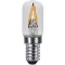 LED lampa E14 | T16 | klar | 0.3W